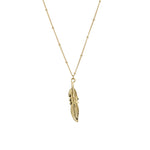 Eagle Feather Charm Necklace