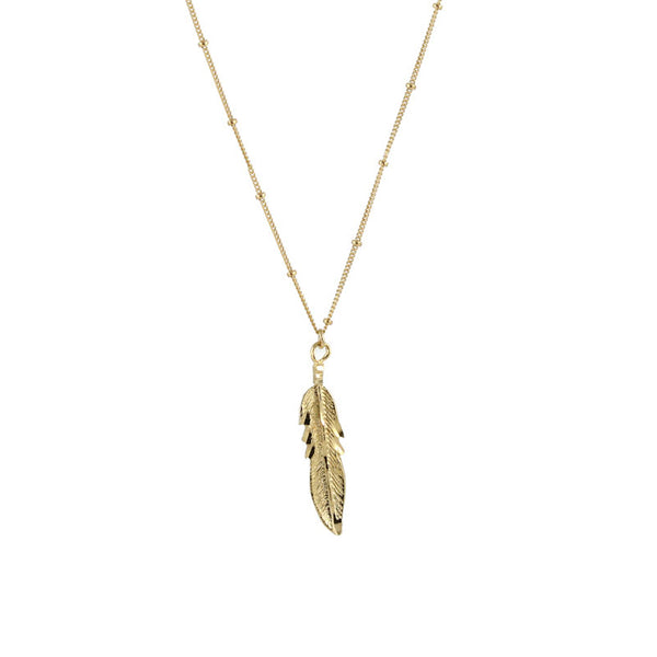 Eagle Feather Charm Necklace