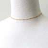 Filigree Chain choker length necklace