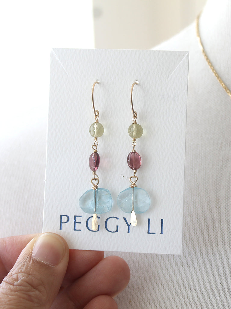 Funfetti Gemstone Earrings