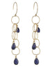 Iolite Cascade Gem Earrings