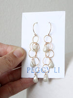 Cascade Gem Earrings by Peggy Li Creations