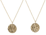 Ancient Coin Necklace - griffin and lion