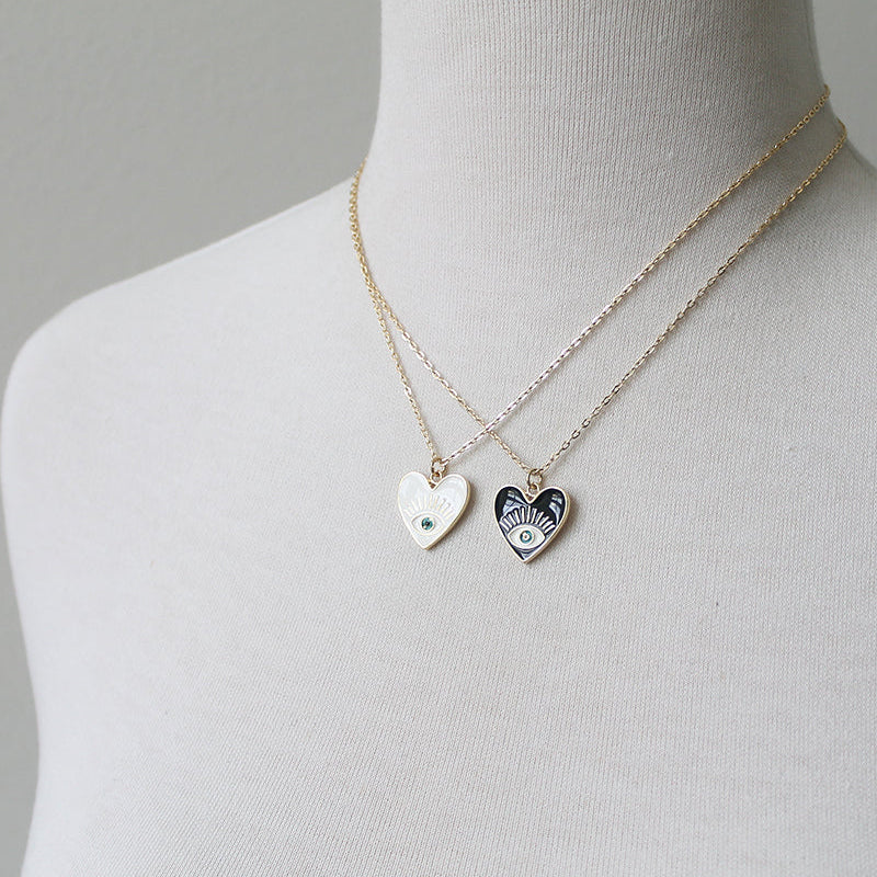 Heart Eye Necklace
