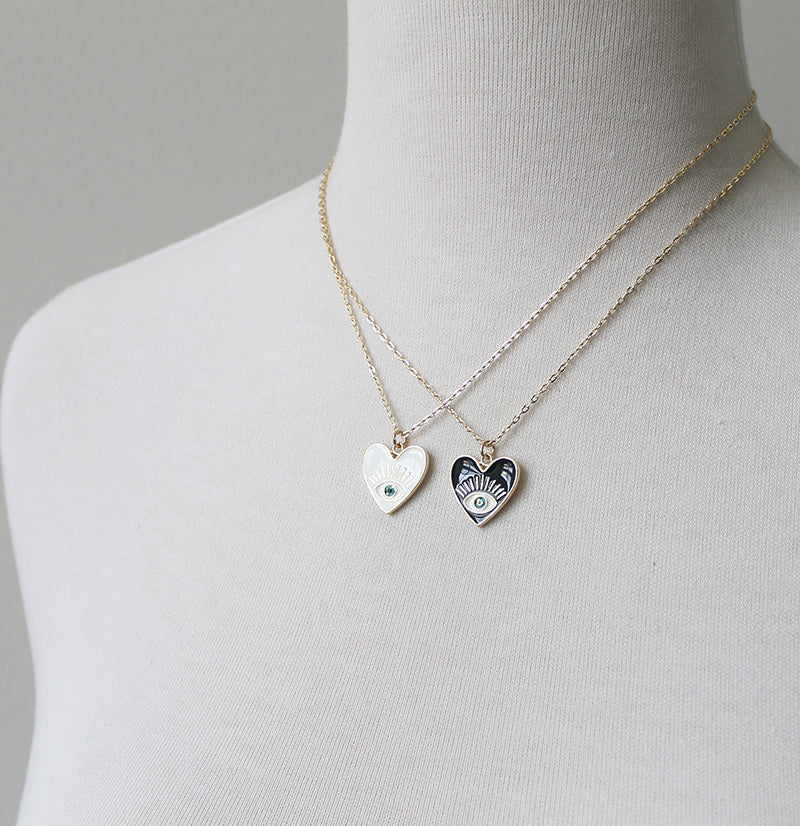 Heart Eye Necklace