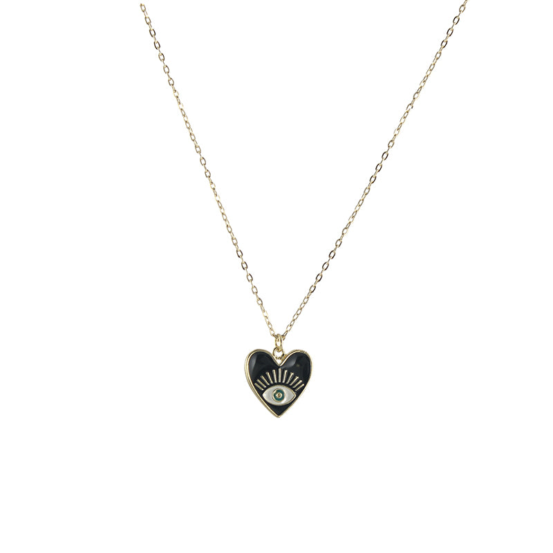 Heart Eye Necklace