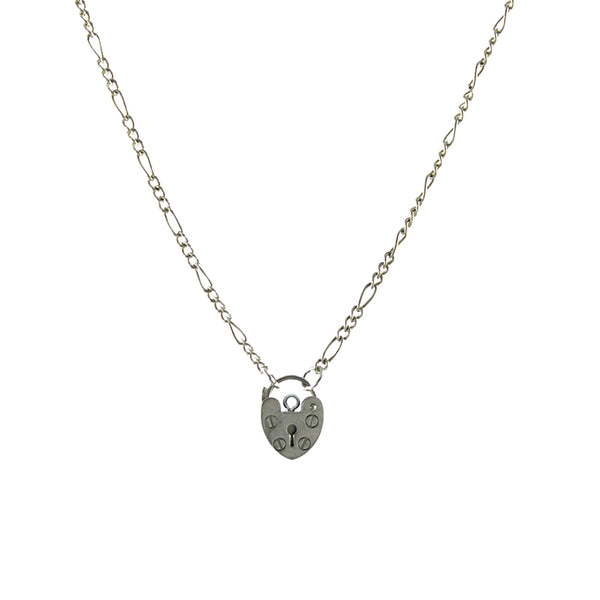 Heart lock deals chain necklace