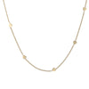 Simple Hearts necklace, gold