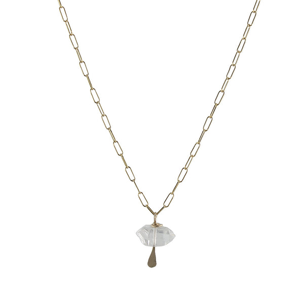 Herkimer Chunk Necklace