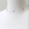 Illusion Choker Necklace in pinks worn by Sarah Michelle Gellar on Buffy the Vampire Slayer