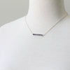 Iolite Frame Necklace by Peggy Li Creations