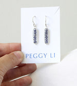 Iolite Frame Earrings by Peggy Li Creations