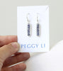 Iolite Frame Earrings by Peggy Li Creations