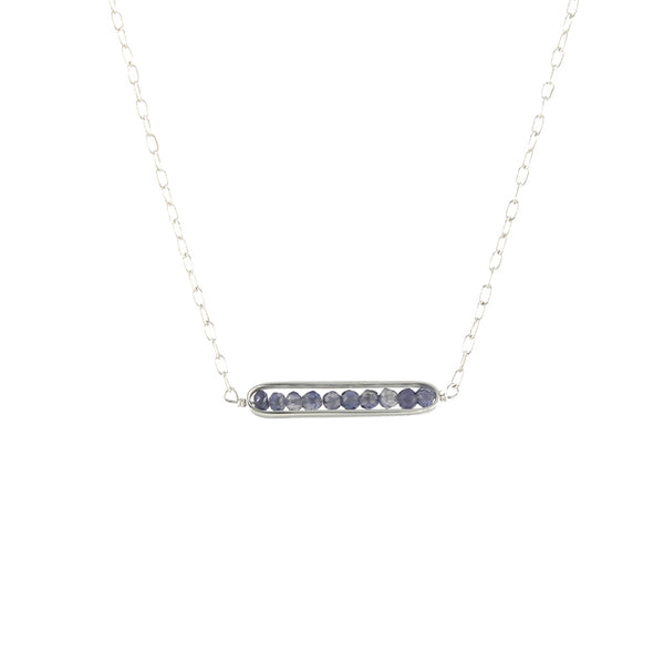 Iolite Frame Necklace