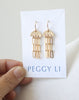 Rectangle Fringe Earrings