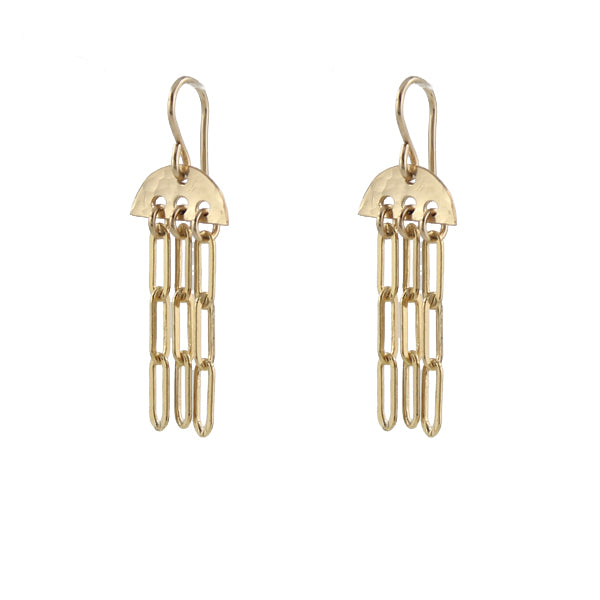 Rectangle Fringe Earrings