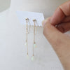 Jules Earrings with opals