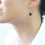 Cubed Gemstone Earrings