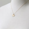 Cursive Initial Necklace by Peggy Li