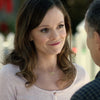 Rachel Boston wears a Leaf Necklace on A Rose for Christmas