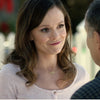 Rachel Boston wears a Leaf Necklace on A Rose for Christmas