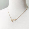 Little Leaf Necklace, gold