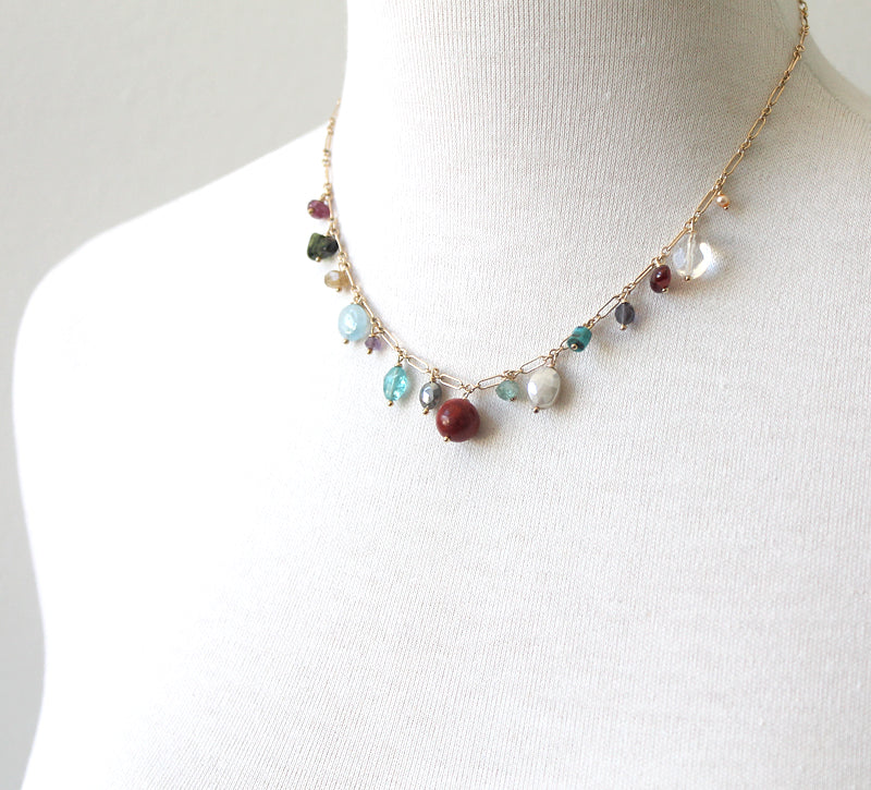 Lovely leftovers necklace by Peggy Li