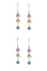 Scarlet macaw earrings