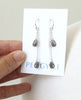 Smoky Quartz Droplet Earrings by Peggy Li