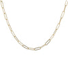 Mixed Chain Rectangle Link Necklace