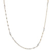 Mixed pearl chain necklace