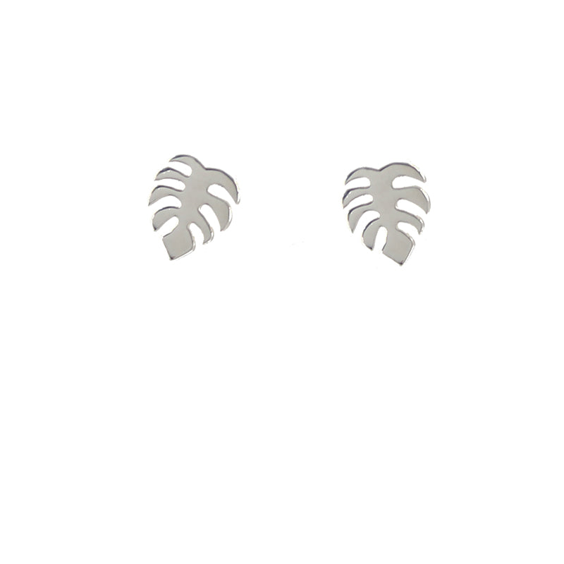 Monstera Leaf Earrings