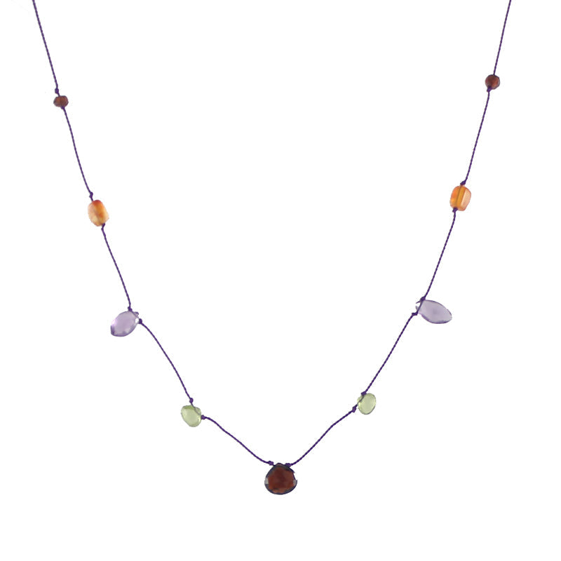 Multi Silks Necklace