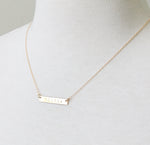 Nameplate Necklace seen on Lucy Hale Pretty Little Liars
