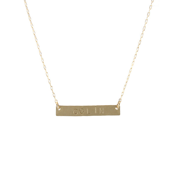 Nameplate Necklace - GF