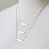 Nameplate Necklace metal colors