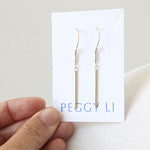 Jointed Dangle Earrings gold