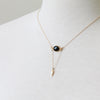 Onyx Point Necklace by Peggy Li Creations