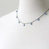 Small Blue Opals Necklace detail