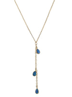 Opal Cascade Lariat Necklace
