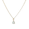 Trillion opal necklace