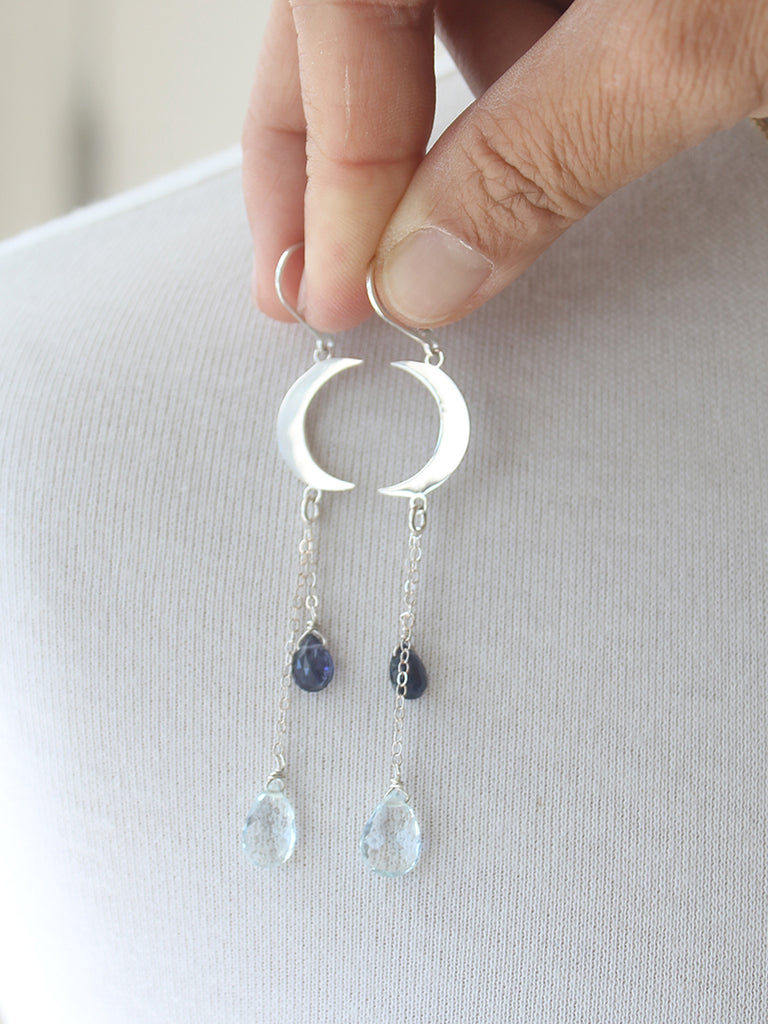 Over the Moon Earrings