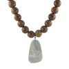Wood and shell necklace