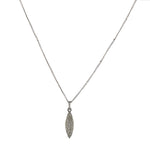 Marquise Pave Diamond Necklace