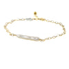 Pearl stick bracelet by Peggy Li Creations
