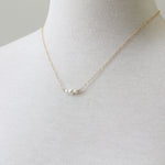 Pearl Slice Necklace sterling silver