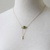 Peridot Point Necklace