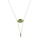 Peridot Point Necklace