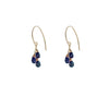 Blue sapphire sprinkle earrings