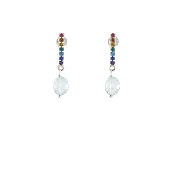 Rainbow Bar Earrings